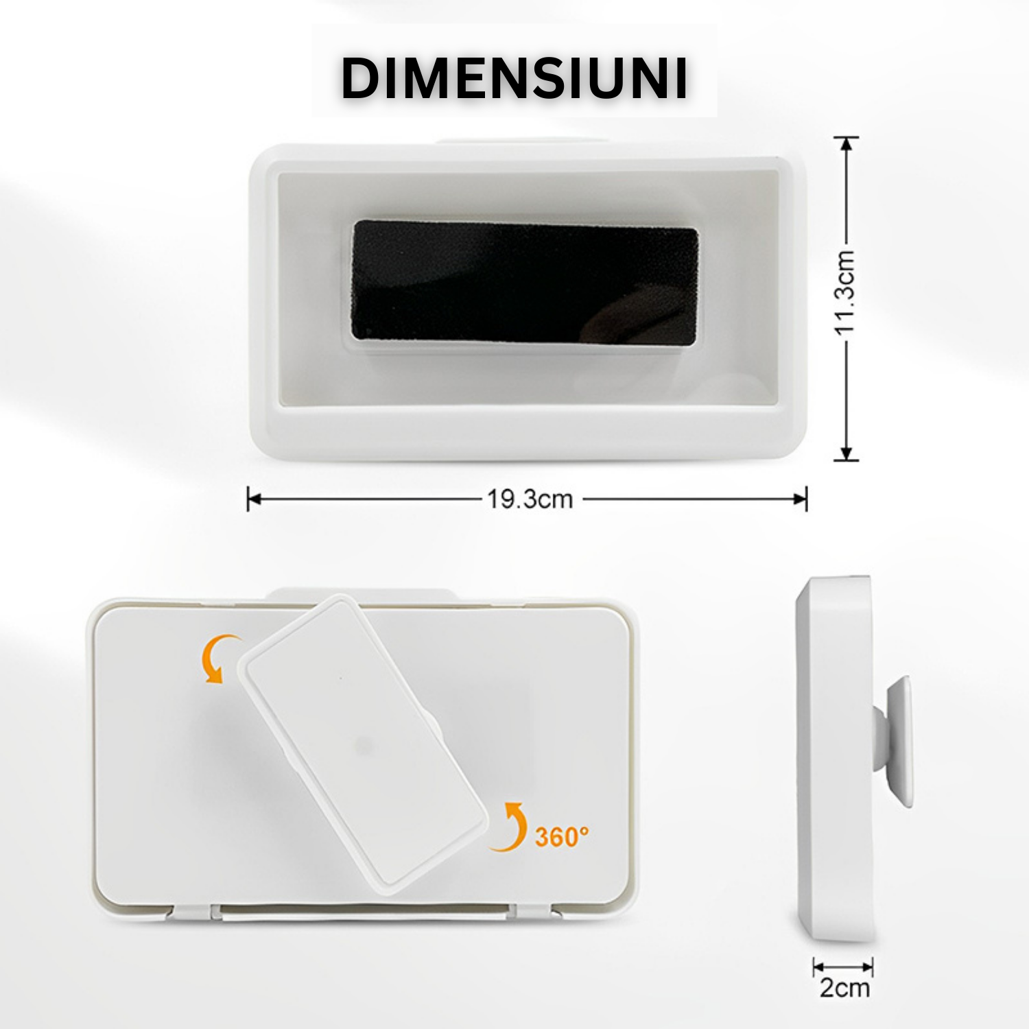 Suport Rotativ de Telefon pentru Duș