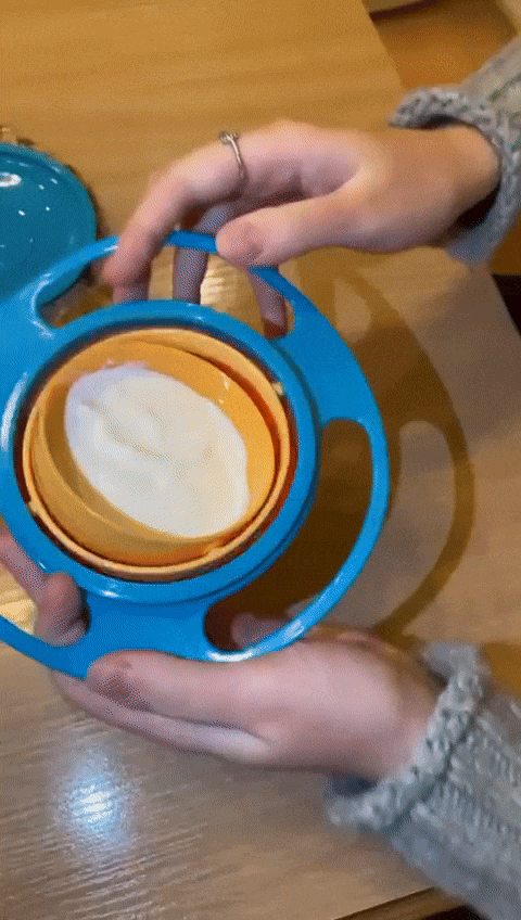 RotiBol - bol rotativ anti-vărsare pentru copii